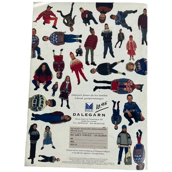 Dale Of Norway Dale Barn Knitting Pattern Book Kids Teen 2 to 12 NR 101 DaleGarn - Picture 12 of 14